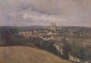 Jean Baptiste Camille  Corot, Vue de Saint-Lo (mk11)